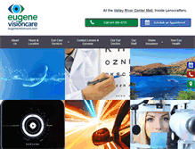 Tablet Screenshot of eugenevisioncare.com